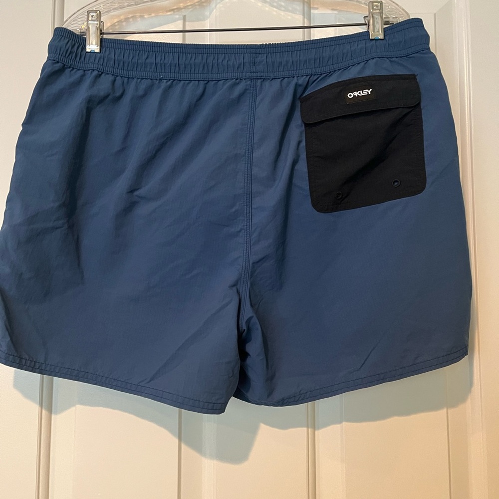 Oakley Blue Mens Standard All Day Beach Short Size XL - Picture 5 of 11